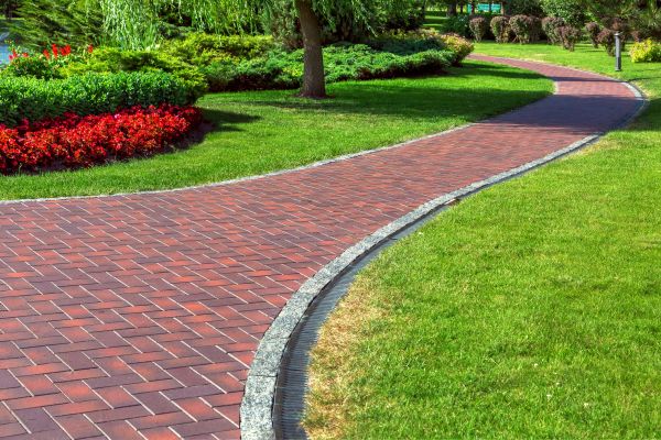 Brick Walkway Installation in Denham Springs