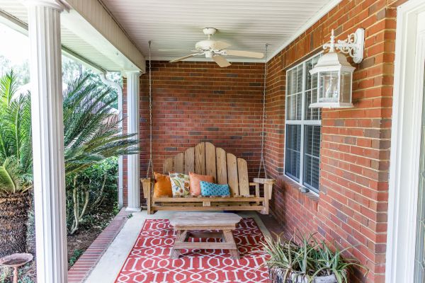 Porch Brick Repair in Denham Springs