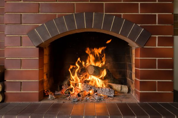 Brick Fireplace Installation in Denham Springs