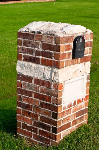 Brick Mailbox Installation in Denham Springs